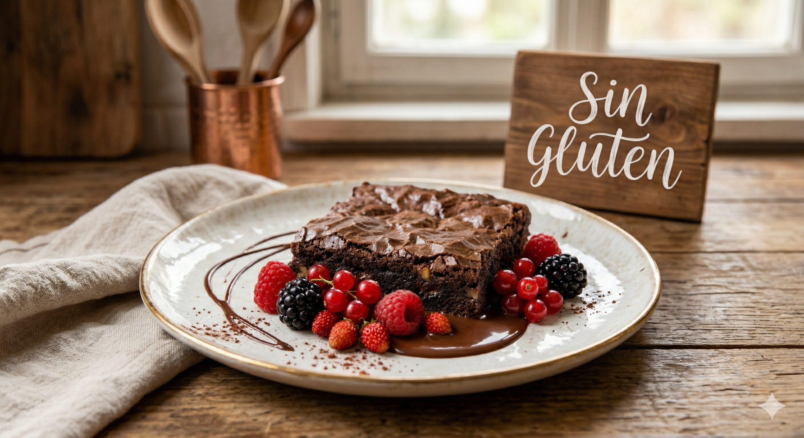 BROWNIE SIN GLUTEN