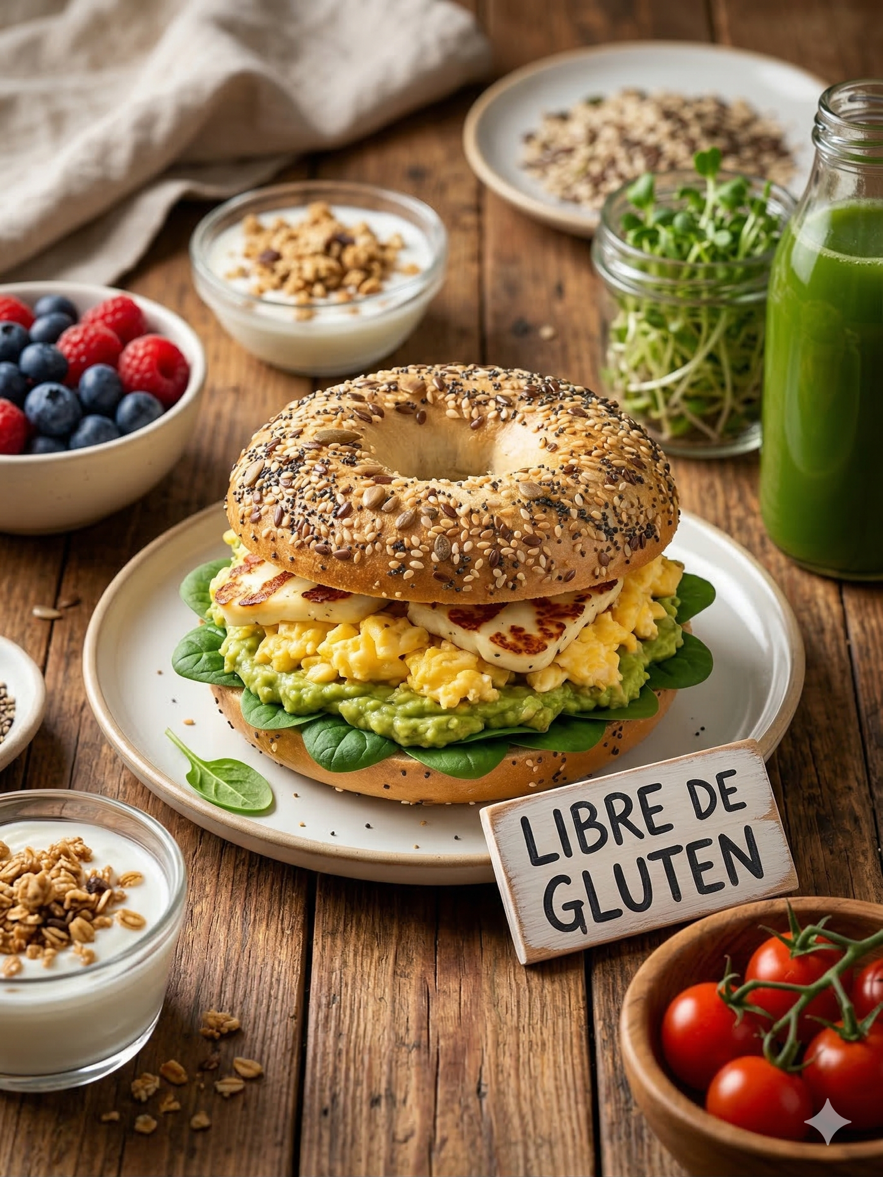BAGEL SIN GLUTEN MIX DE SEMILLAS